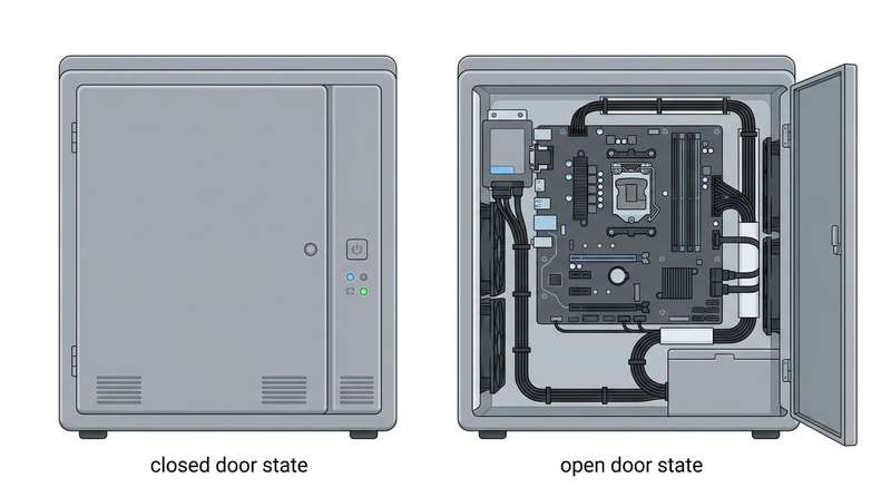 PCマザーボード筐体ユニット